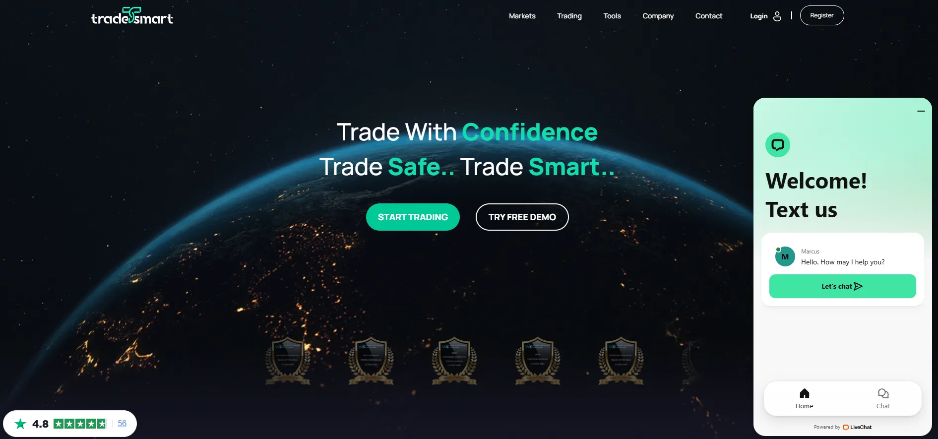 Image 5: TradeSmart Customer Support Overview