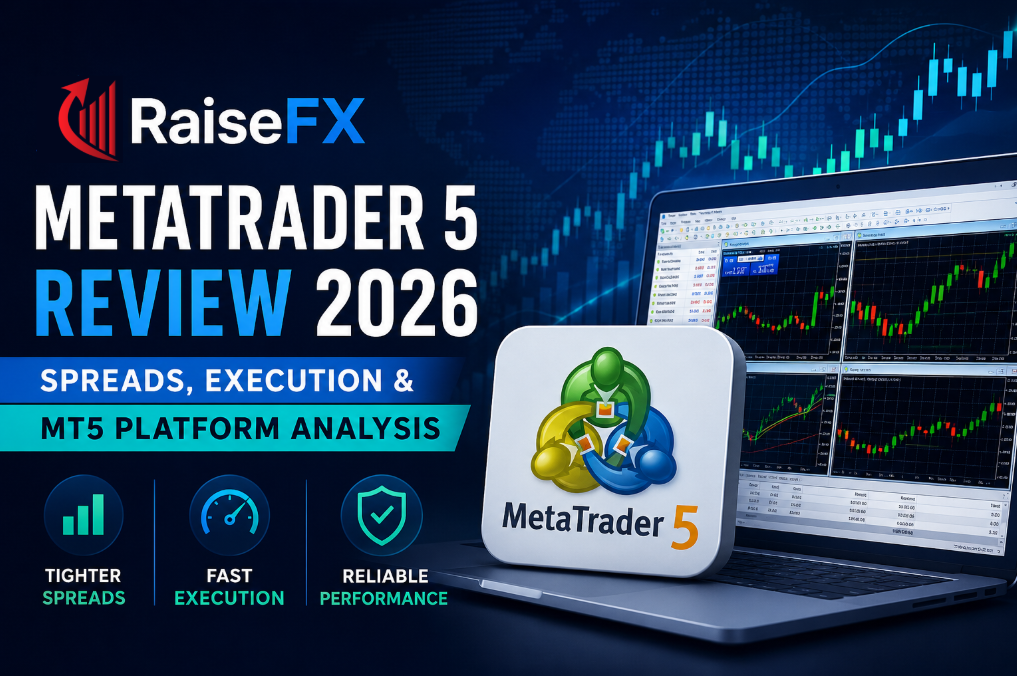 RaiseFX MetaTrader 5 Review 2026: Spreads, Execution & MT5 Platform Analysis